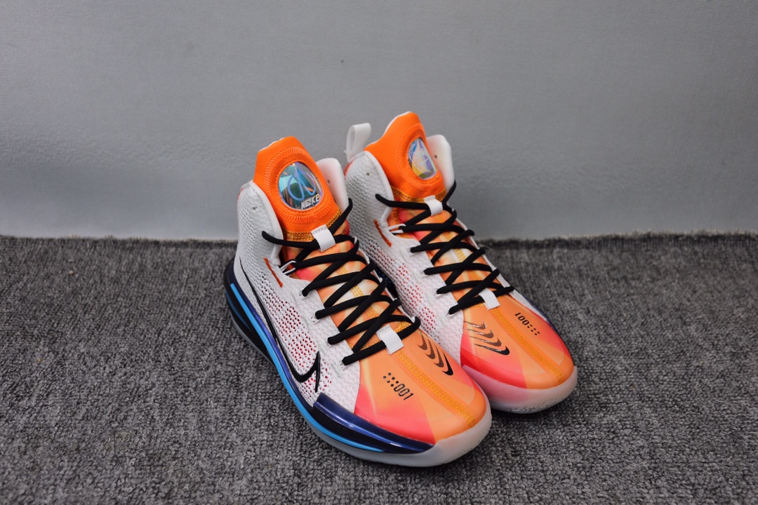 2022 NIKE AIR ZOOM G.T.JUMP EP White Orange Black Shoes